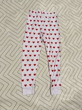 LAKE Red Heart Pajama Pants